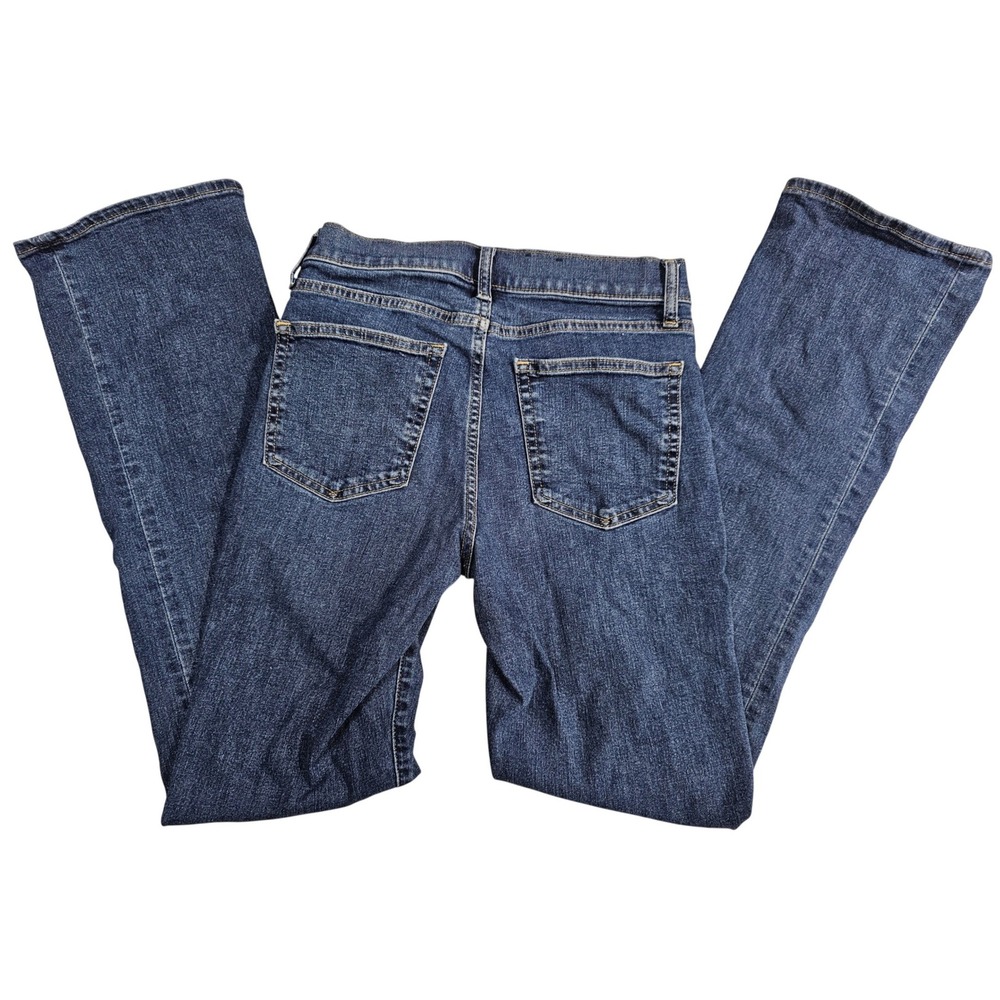 Gap Baby Boot Mid Rise Jeans Womens 27 4R Dark Wash Denim Blue Pants